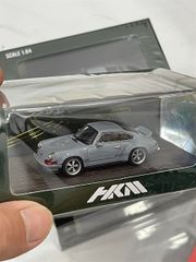 Xe Mô Hình Porsche 964 Singer DLS 1:64 HKM (Xám)