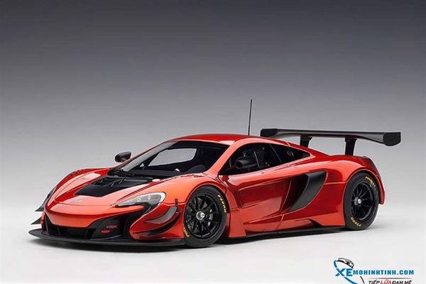 XE MÔ HÌNH McLAREN 650S GT3 (VOLCANO ORANGE/ BLACK ACCENTS) 1/18 AUTOART