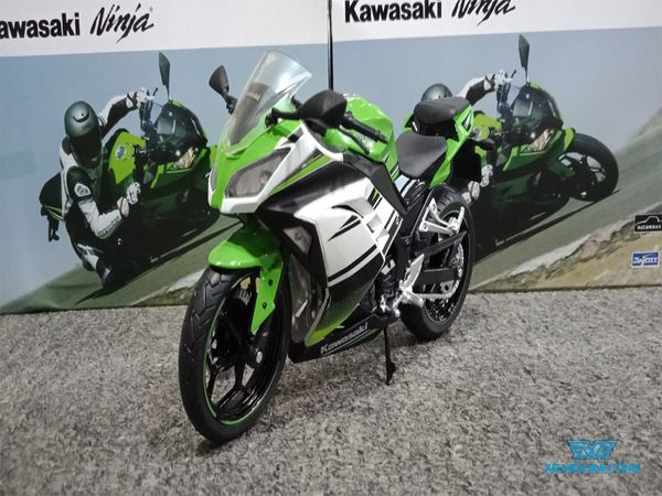 Xe Mô Hình Kawasaki Ninja 1:12 Joycity ( Xanh Trắng )