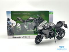 Xe Mô Hình Kawasaki Ninja H2 1:12 Joycity ( Đen Carbon )