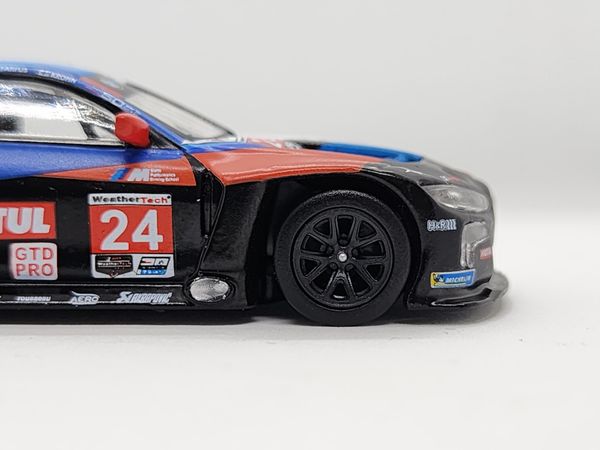 Xe Mô Hình BMW M4 GT3 #24 BMW Team RLL 2022 IMSA Daytona 24 Hrs 1:64 Minigt ( Trắng Đen )