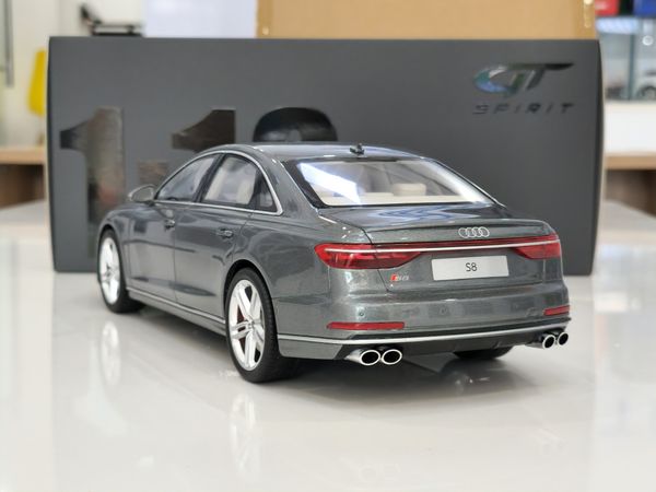 Xe Mô Hình Audi S8 Grey 1:18 GTSpirit ( Xám )