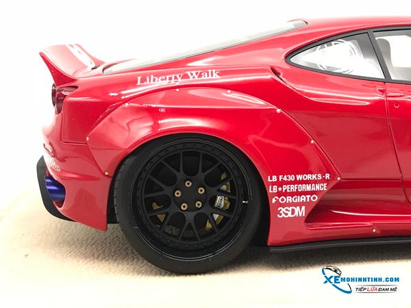Xe Mô Hình Ferrari F430 Liberty Walks 1:18 LB ( Đỏ )