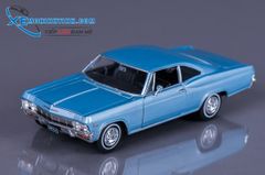 XE MÔ HÌNH CHEVROLET IMPALA SS 396 1965 1:24 WELLY (XANH)