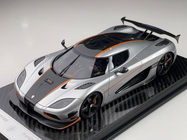 Xe mô hình Koenigsegg Agera RS 1:18 FrontiArt ( Grey )