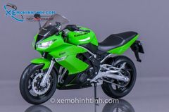 XE MÔ HÌNH KAWASAKI NINJA 650 2009 1:10 WELLY (XANH)