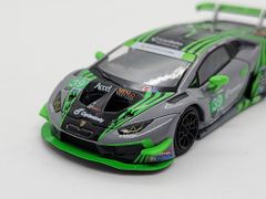 Xe Mô Hình Lamborghini Huracan GT3 Evo #39 2022 Imsa Road America 2nd Place LHD 1:64 MiniGT ( Xám/Xanh )