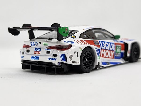 Xe Mô Hình BMW M4 GT3 #96 Turner Mtotosports 2022 IMSA Daytona 24 Hrs 1:64 Minigt ( Trắng )