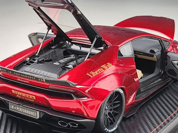 XE MÔ HÌNH LAMBORGHINI HURACAN LB 1:18 ACM (ĐỎ)