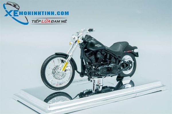 XE MÔ HÌNH HARLEY DAVIDSON 2008 FXSTB Night Traink 1:18 MAISTO (ĐEN)