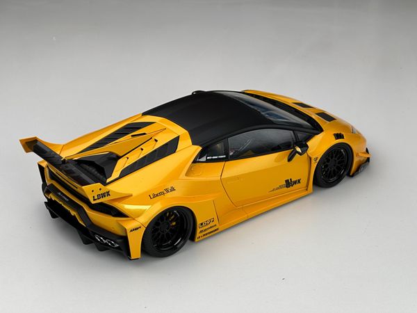 Xe Mô Hình Lamborghini Huracan GT LB-Silhouette Works 1:18 AutoArt (METALLIC YELLOW)