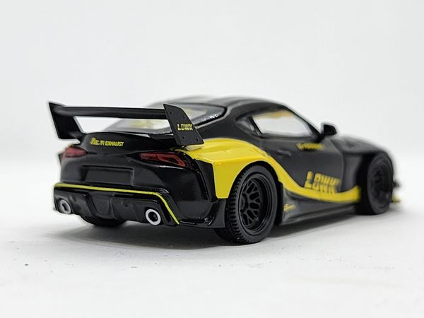 Xe Mô Hình Toyota GR Supra LB WORKS Matte Black LHD 1:64 Minigt ( Đen )