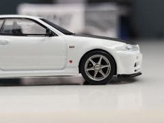 Xe Mô Hình Nissan Skyline GT-R (R34) V- Spec II N1 1:64 MINIGT ( White )
