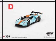 Xe Mô Hình Ford GT MK II #002 Blue/Orange 1:64 MiniGT ( Xanh Viền Cam )