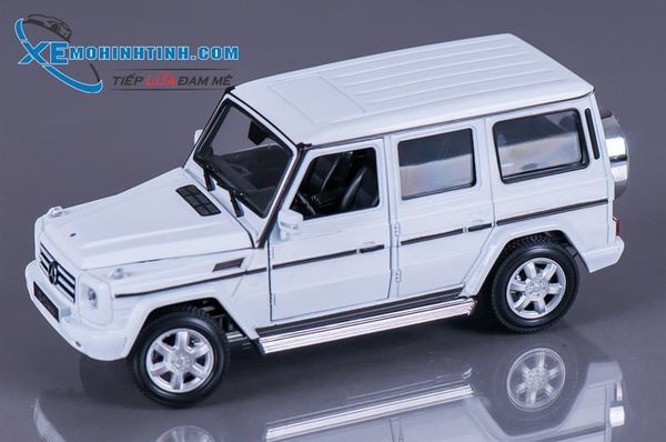 XE MÔ HÌNH MERCEDES-BENZ G55 1:24 WELLY (TRẮNG)