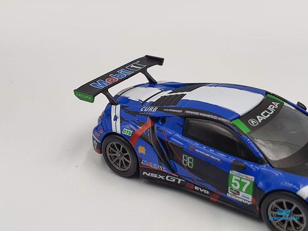 Xe Mô Hình Acura NSX GT3 Evo #57 2020 1:64 MiniGT ( Xanh #57 )