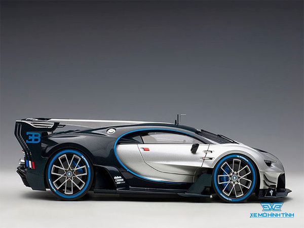 Xe Mô Hình Bugatti Vision Gran Turismo 1:18 Autoart ( Bạc Xanh )