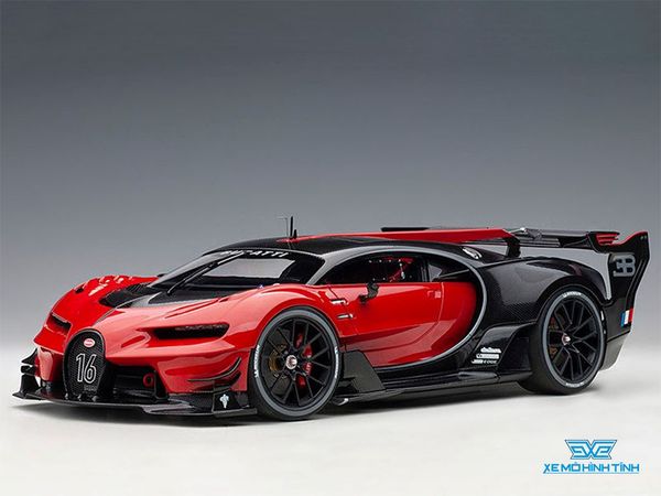 Xe Mô Hình Bugatti Vision Gran Turismo 2015 1:18 Autoart ( Italian Red/Black Varbon )