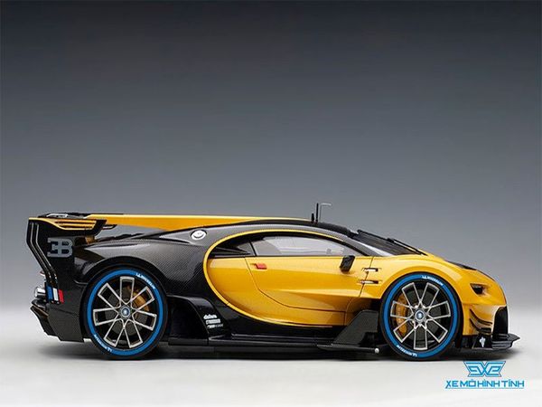 Xe Mô Hình Bugatti Vision Gran Turismo 2015 1:18 Autoart ( Giallo Midas/Black Carbon )