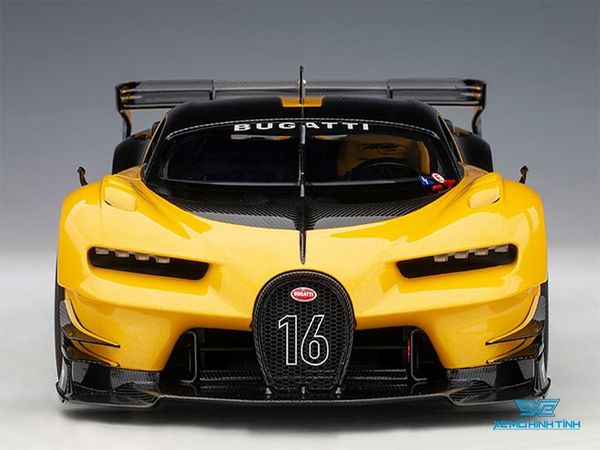 Xe Mô Hình Bugatti Vision Gran Turismo 2015 1:18 Autoart ( Giallo Midas/Black Carbon )