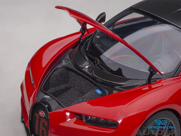 Xe Mô Hình Bugatti Chiron Sport 1:18 Autoart ( Đỏ Đen )