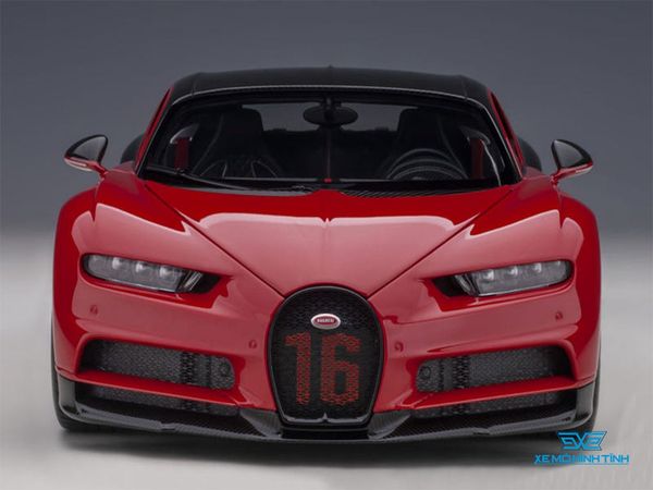 Xe Mô Hình Bugatti Chiron Sport 1:18 Autoart ( Đỏ Đen )