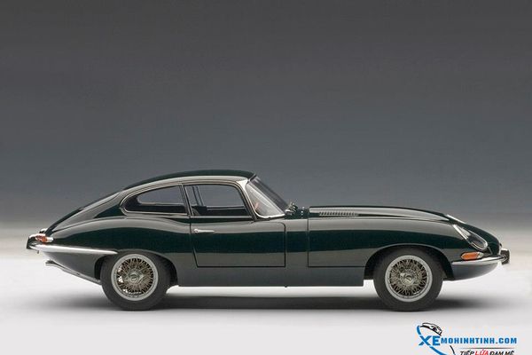 1:18 JAGUAR E-TYPE COUPE SERIES I 3.8 (GREEN)(WITH METAL WIRE-SPOKE WHEELS)