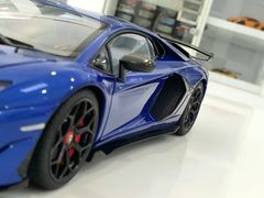 Xe Mô Hình Lamborghini Aventador SVJ 1:18 AUTOart ( Xanh Dương )