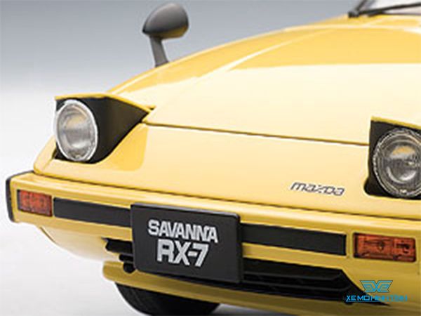 Xe Mô Hình Mazda Savanna RX-7(SA)1:18 Autoart ( Vàng )