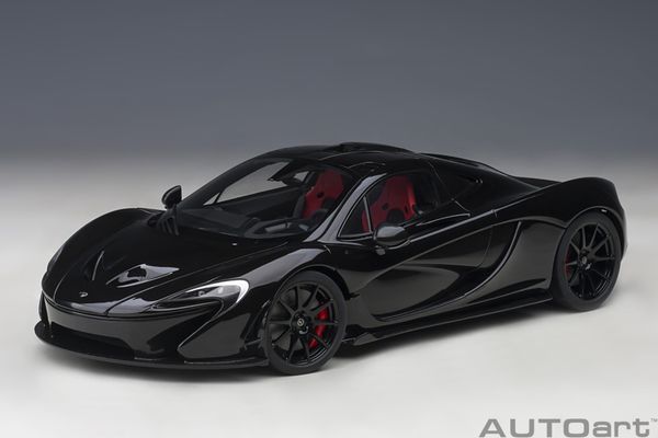 Xe Mô Hình McLAREN P1 1:18 Autoart (FIRE BLACK W/ RED/BLACK INTERIOR)