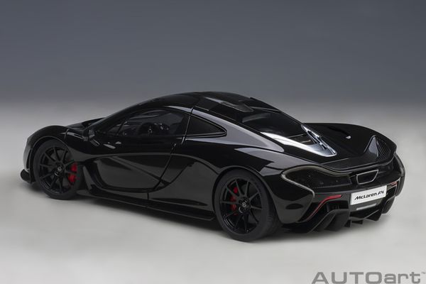 Xe Mô Hình McLAREN P1 1:18 Autoart (FIRE BLACK W/ RED/BLACK INTERIOR)