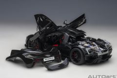 Xe Mô Hình McLAREN P1 1:18 Autoart (FIRE BLACK W/ RED/BLACK INTERIOR)