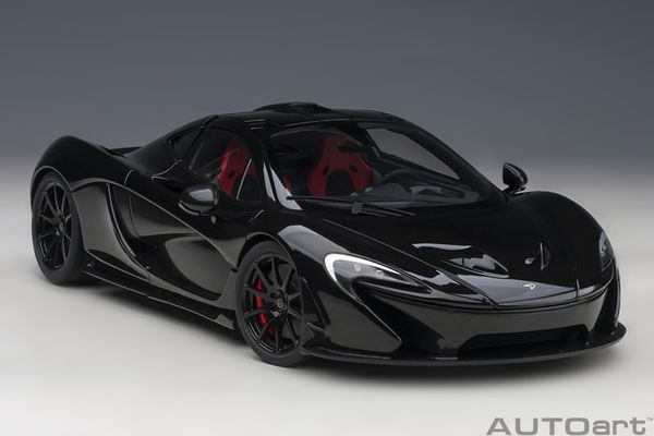 Xe Mô Hình McLAREN P1 1:18 Autoart (FIRE BLACK W/ RED/BLACK INTERIOR)