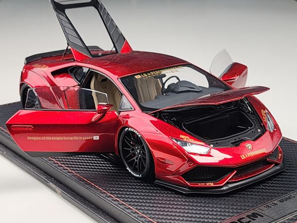 XE MÔ HÌNH LAMBORGHINI HURACAN LB 1:18 ACM (ĐỎ)