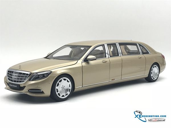 76298 MH 1:18 MERCEDES-MAYBACH S 600 PULLMAN (GOLD)