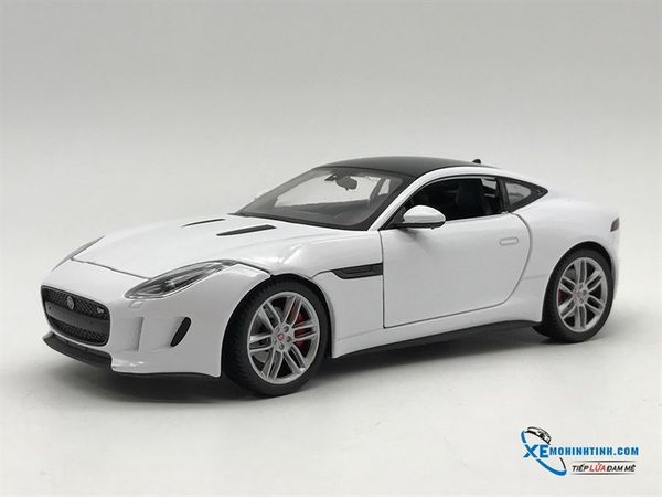 XE MÔ HÌNH JAGUAR F TYPE 1:24 WELLY (TRẮNG)