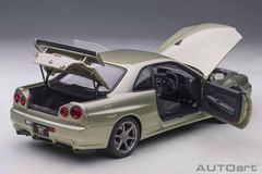 Xe Mô Hình Nissan Skyline GT-R ( R34 ) V-SPEC II 1:18 AUTOart (MILLENNIUM JADE)