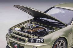 Xe Mô Hình Nissan Skyline GT-R ( R34 ) V-SPEC II 1:18 AUTOart (MILLENNIUM JADE)