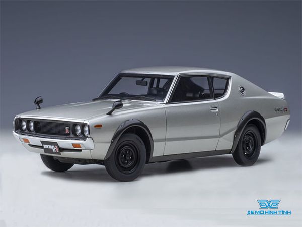 Xe Mô Hình Nissan Skyline GT-R (KPGC110) 1:18 Autoart ( Bạc )