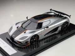 Xe mô hình Koenigsegg Agera RS 1:18 FrontiArt ( Moon Sliver )