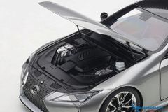 Xe Mô Hình Lexus LC500 1:18 Autoart ( Bạc nội thất Đỏ )