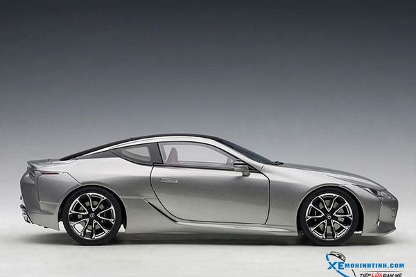 Xe Mô Hình Lexus LC500 1:18 Autoart ( Bạc nội thất Đỏ )