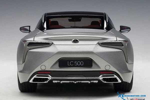 Xe Mô Hình Lexus LC500 1:18 Autoart ( Bạc nội thất Đỏ )