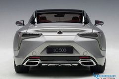 Xe Mô Hình Lexus LC500 1:18 Autoart ( Bạc nội thất Đỏ )