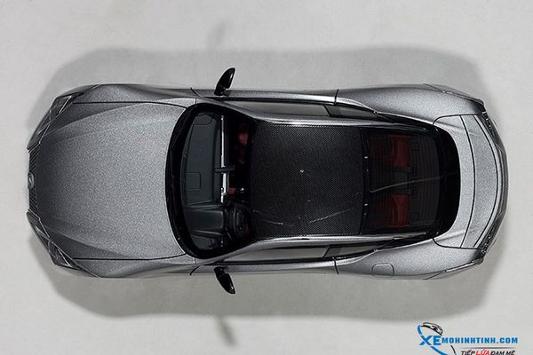 Xe Mô Hình Lexus LC500 1:18 Autoart ( Bạc nội thất Đỏ )