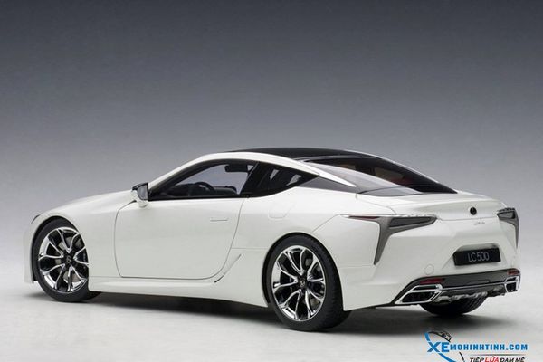 Xe Mô Hình Lexus LC500 1:18 Autoart ( Trắng nội thất Đỏ )