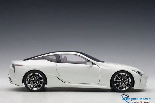 Xe Mô Hình Lexus LC500 1:18 Autoart ( Trắng nội thất Đỏ )