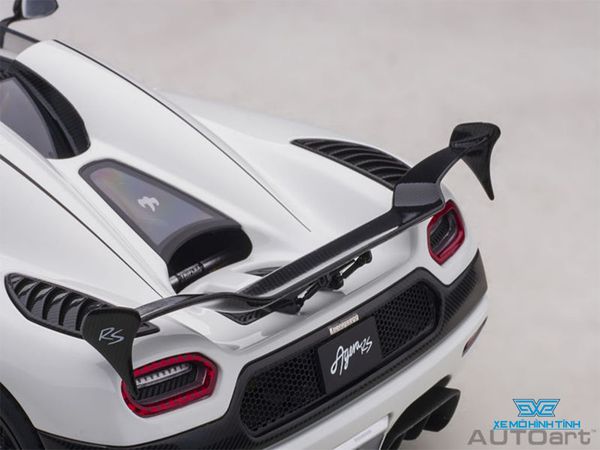 Xe Mô Hình Koenigsegg Agera Rs 1:18 AUTOart ( Trắng )