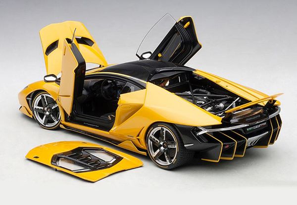 Xe Mô Hình LAMBORGHINI CENTENARIO 1:18 Autoart (NEW GIALLO ORION/METALLIC YELLOW)