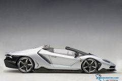 1/18 LAMBORGHINI CENTENARIO ROADSTER (ARGENTO CENTENARIO/MATT METALLIC SILVER)